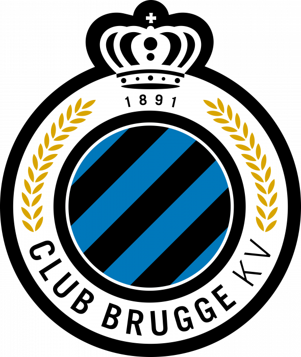 FC Brugge Logo black