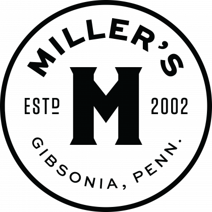 Miller's Banana Pepper Mustard Logo round