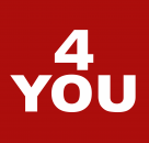 4 You Clothing Company Logo red
