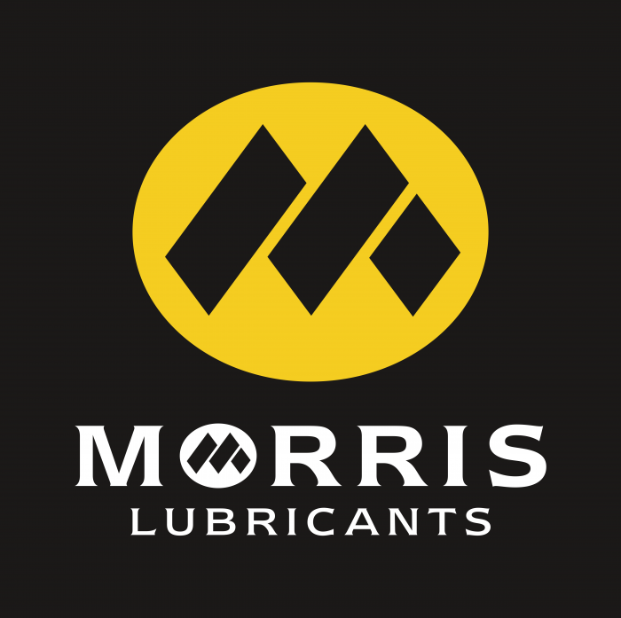 Morris Lubricants Logo black background