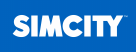Simcity Logo blue background
