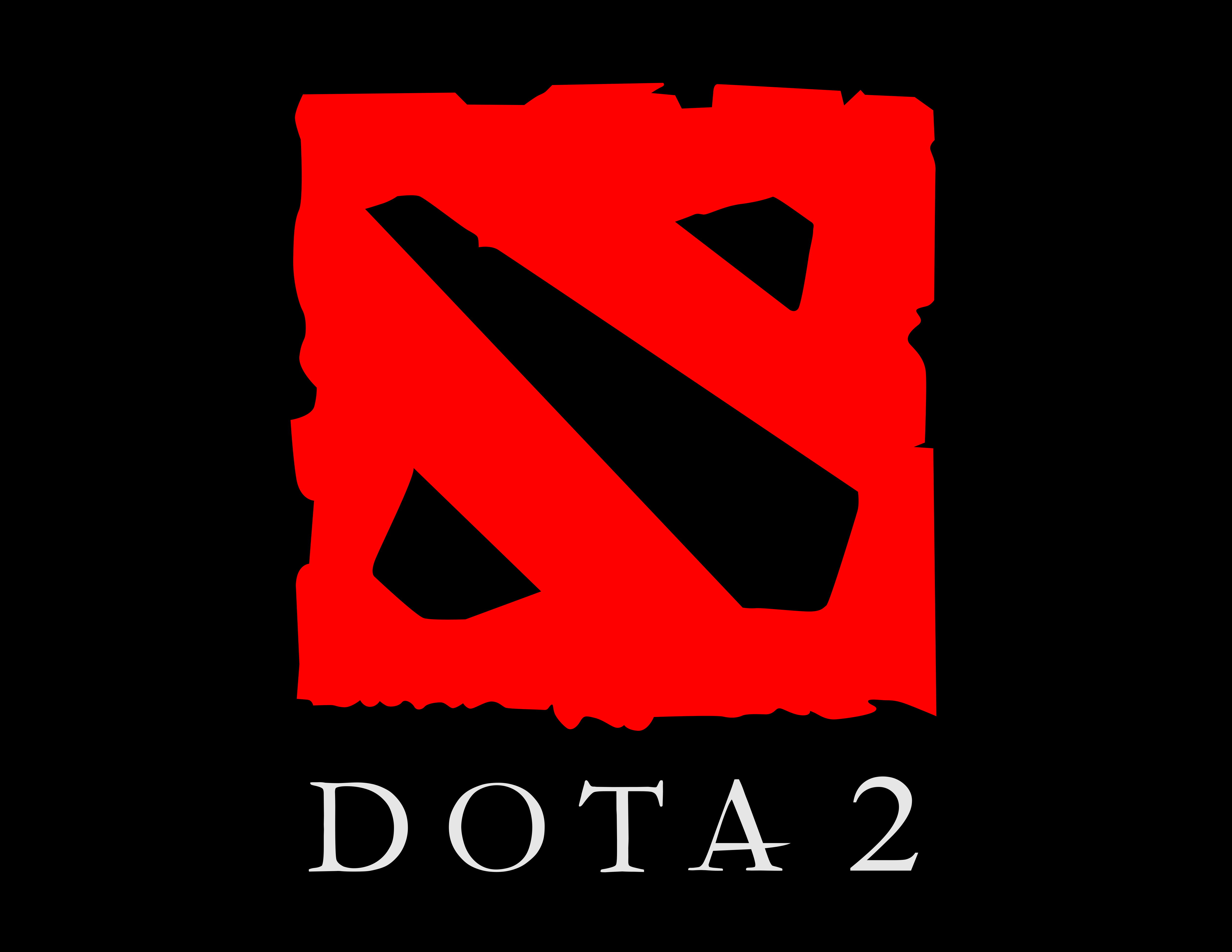 Dota 2 Logo Black And White