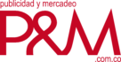 Publicidad y Mercadeo Logo red text