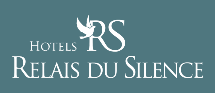 Relais Du Silence Hotel Logo white text