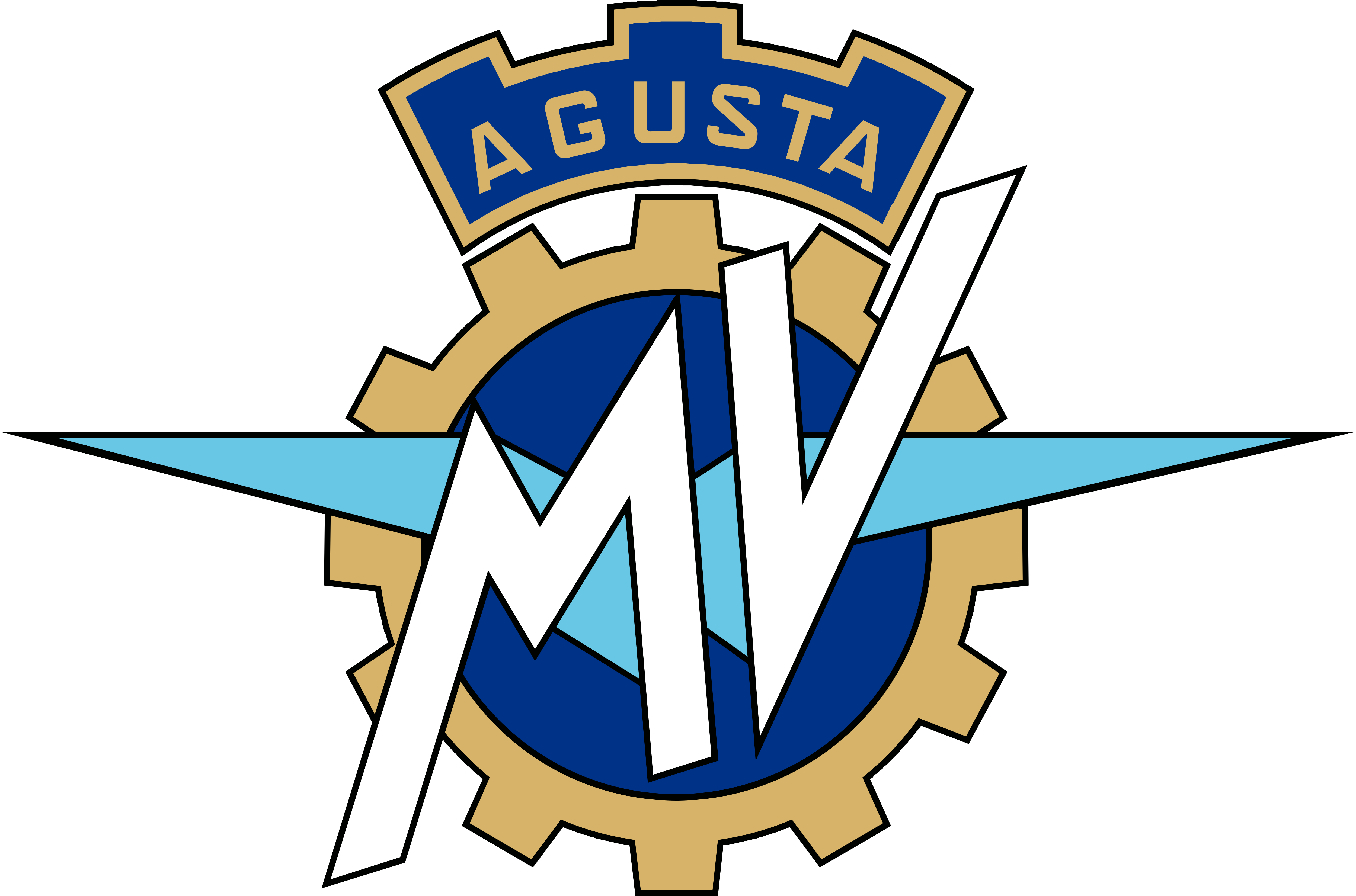 MV Agusta Logo     .Porte clés Métal Goutte d'eau 