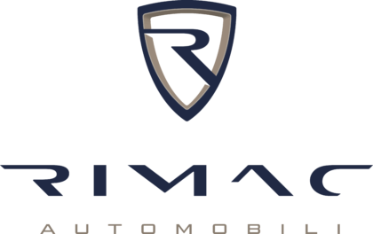Rimac Automobili Logo vertically color light