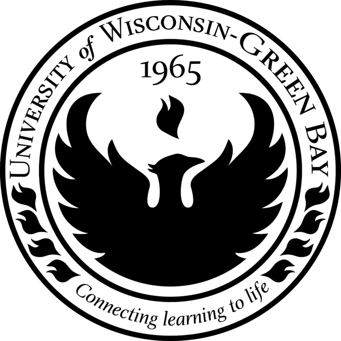 University of Wisconsin–Green Bay Logo black