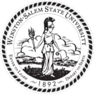 Winston Salem State University Logo black