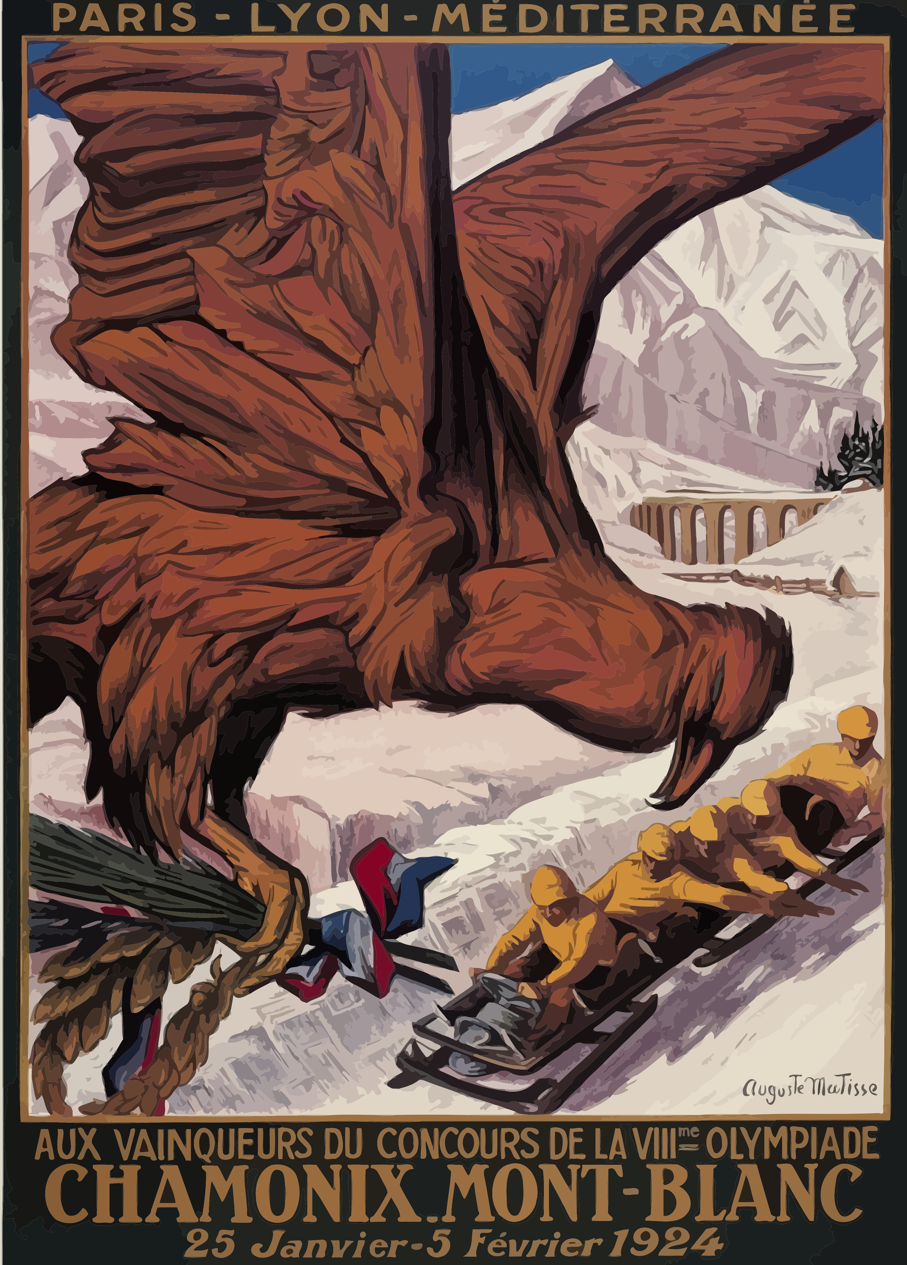 Chamonix 1924, I Winter Olympic Games - Logos Download