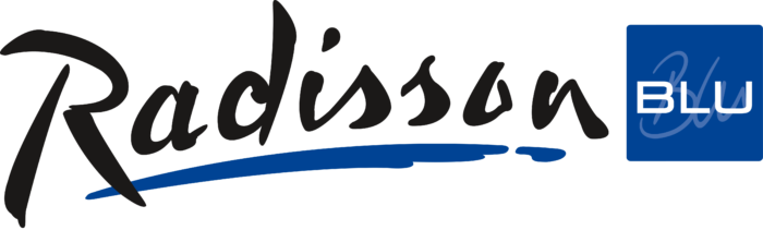 Radisson Blue Hotel Logo black text