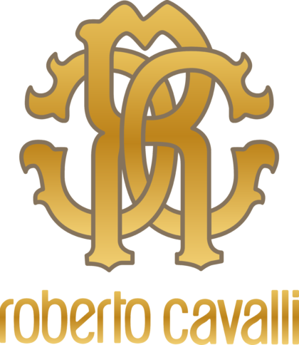 Roberto Cavalli Logo gold