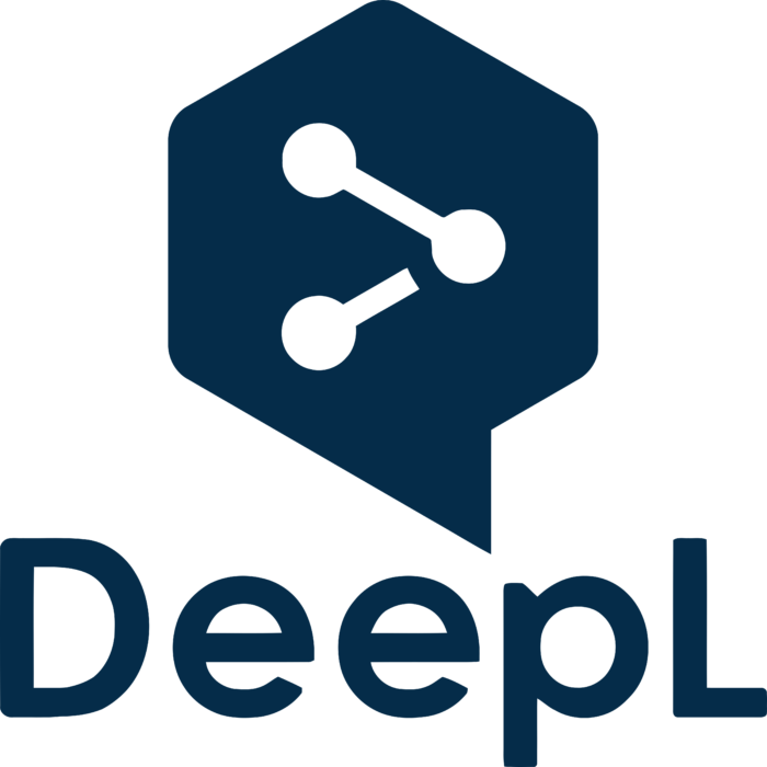 DeepL Logo blue text