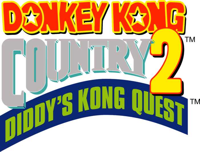 Donkey Kong Country 2 Diddy's Kong Quest Logo
