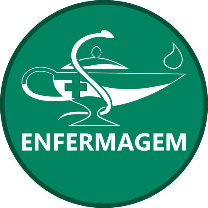 Enfermagem Logo white text