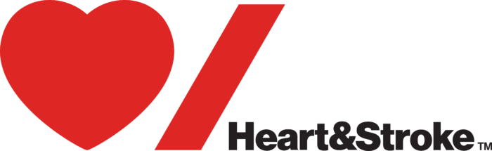 Heart And Stroke Foundation Logo black text