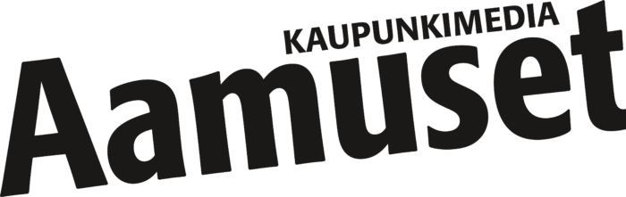 Kaupunkimedia Aamuset Logo text