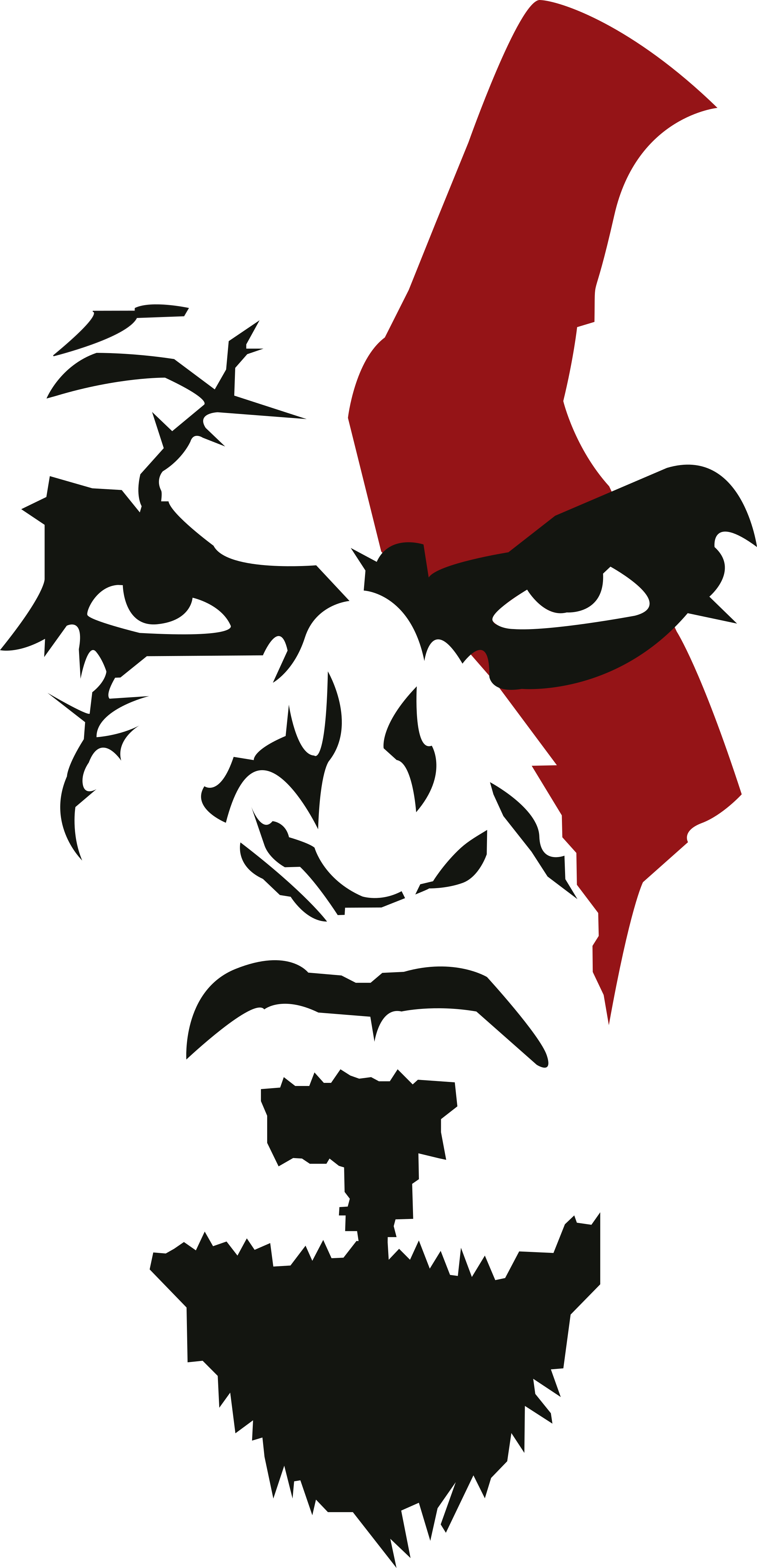 God Of War Logo Png For Kids - God Of War 3 Logo Png - Free Transparent PNG  Download - PNGkey