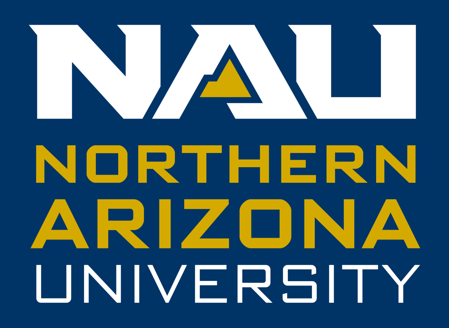 Northern Arizona University Logos Download   Northern Arizona University Logo Text 1536x1123 