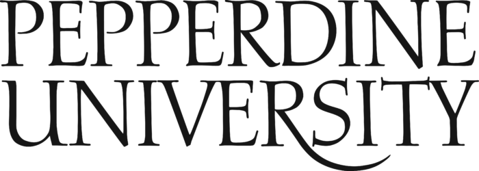 Pepperdine University Logo black text