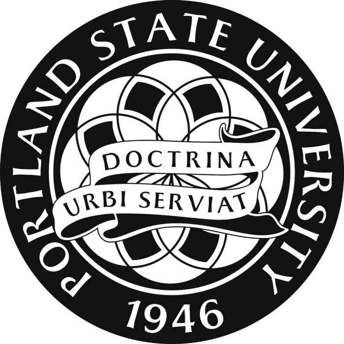 Portland State University Logo black