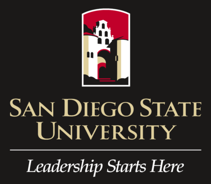 San Diego State University Logo black