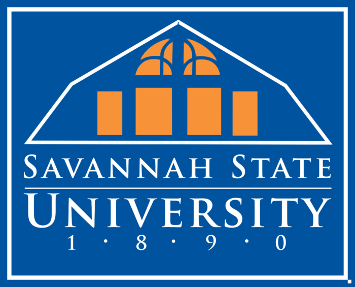 Savannah State University Logo blue
