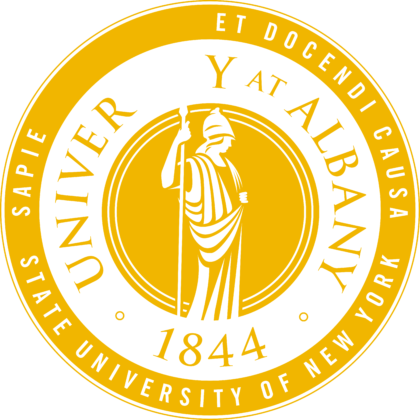 University at Albany Logo yellow
