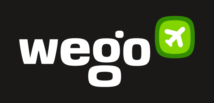 Wego Logo black background