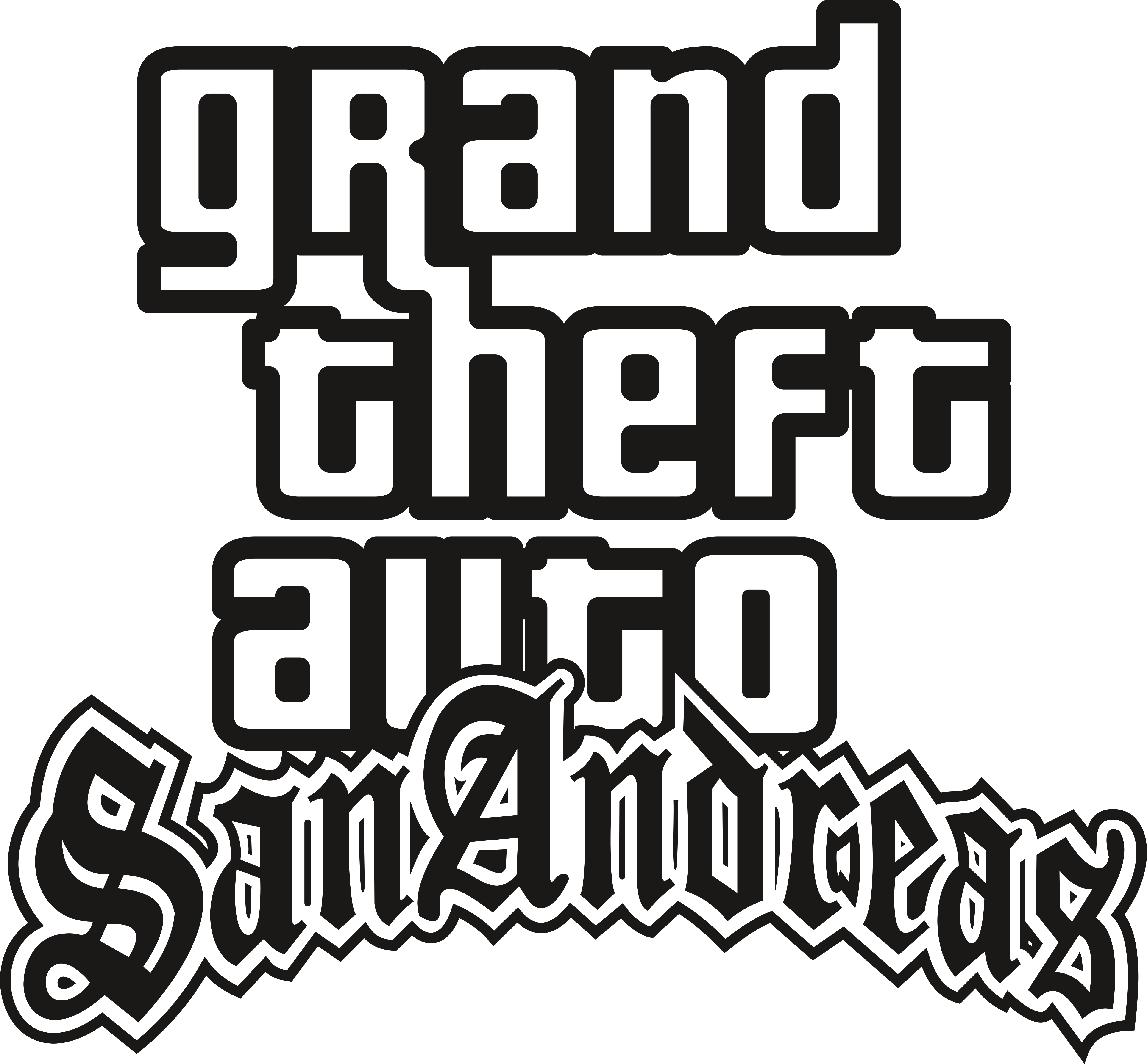 Grand Theft Auto San Andreas Gta Sa Logo Png Transpar - vrogue.co