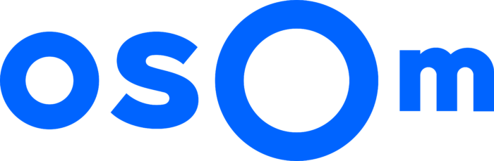 Osom Finance Logo blue text