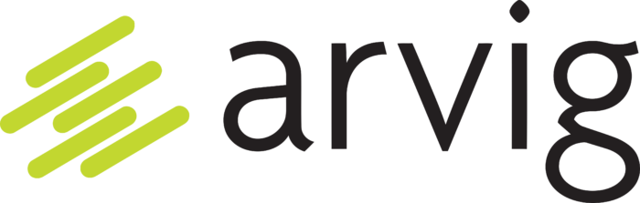 Arvig Logo black text