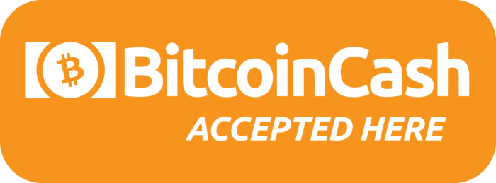 Bitcoin Cash Logo white text