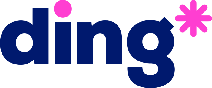 Ding Logo blue
