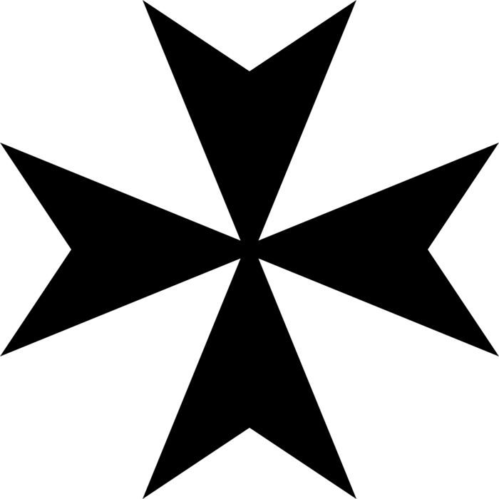 Maltese Cross Logo black