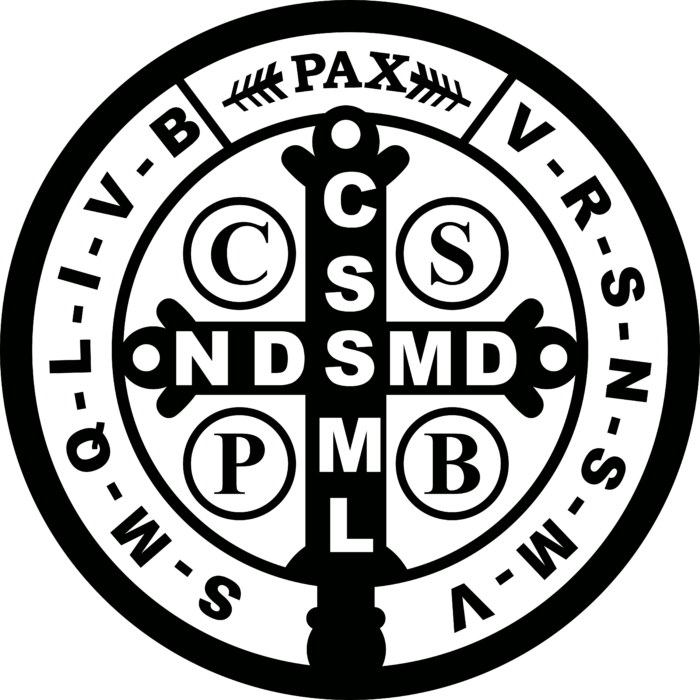 Medalha de São Bento Logo black