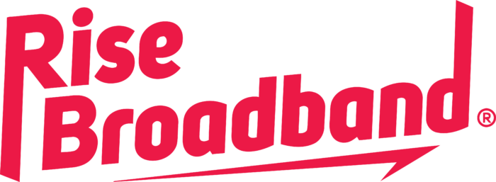 Rise Broadband Logo red text