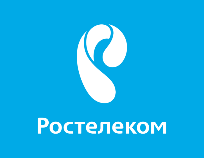 Rostelecom Logo old white text