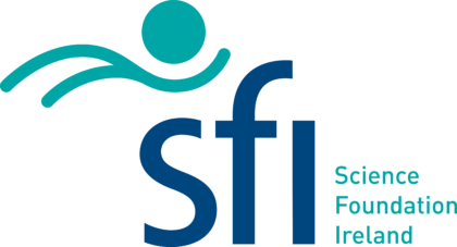 Science Foundation Ireland Logo blue text
