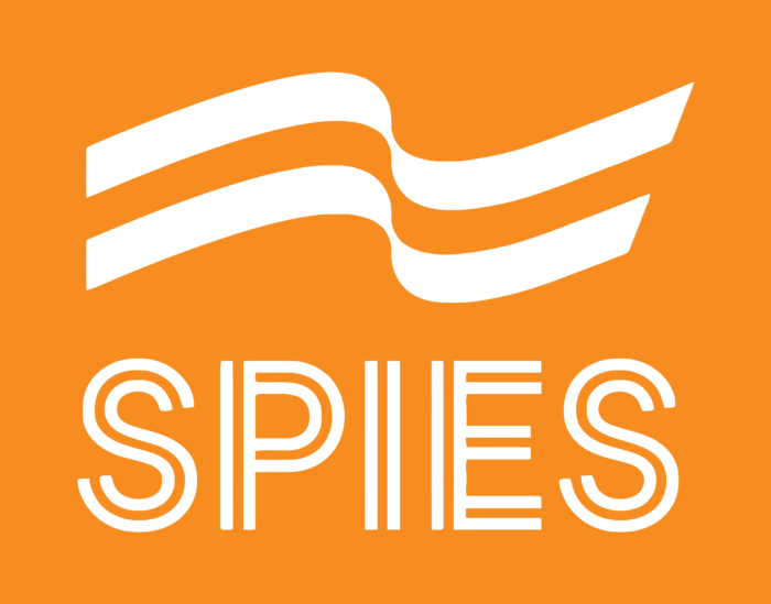 Spies Logo white text