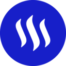 Steem Dollars Logo blue background