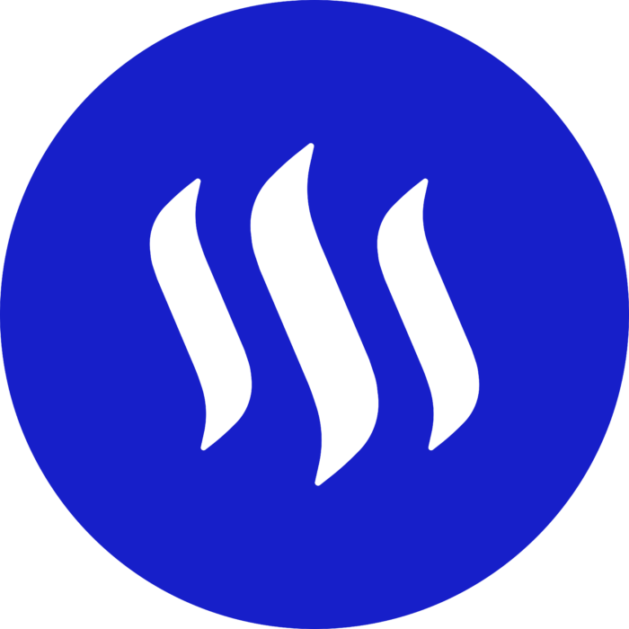 Steem Dollars Logo blue background