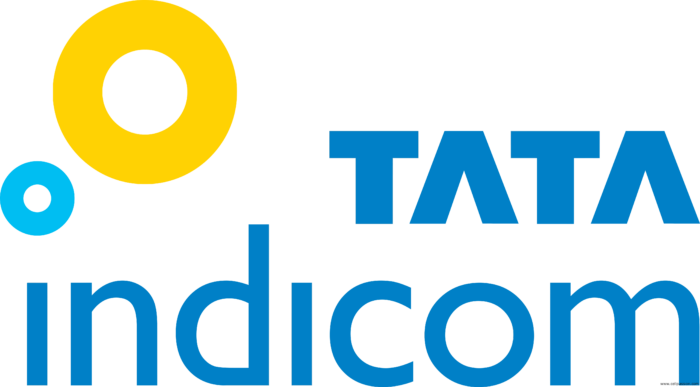 Tata Indicom Logo blue text