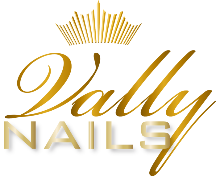 Vally Nails Logo vertically