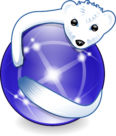 Mozilla Software Rebranded by Debian Logo
