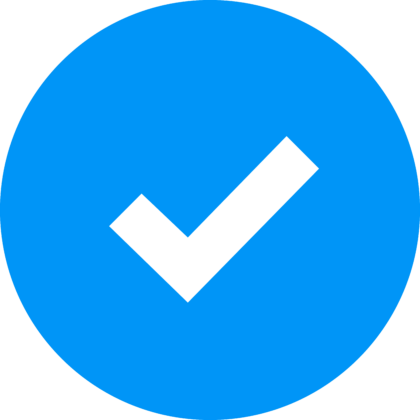 Blue Check Logo