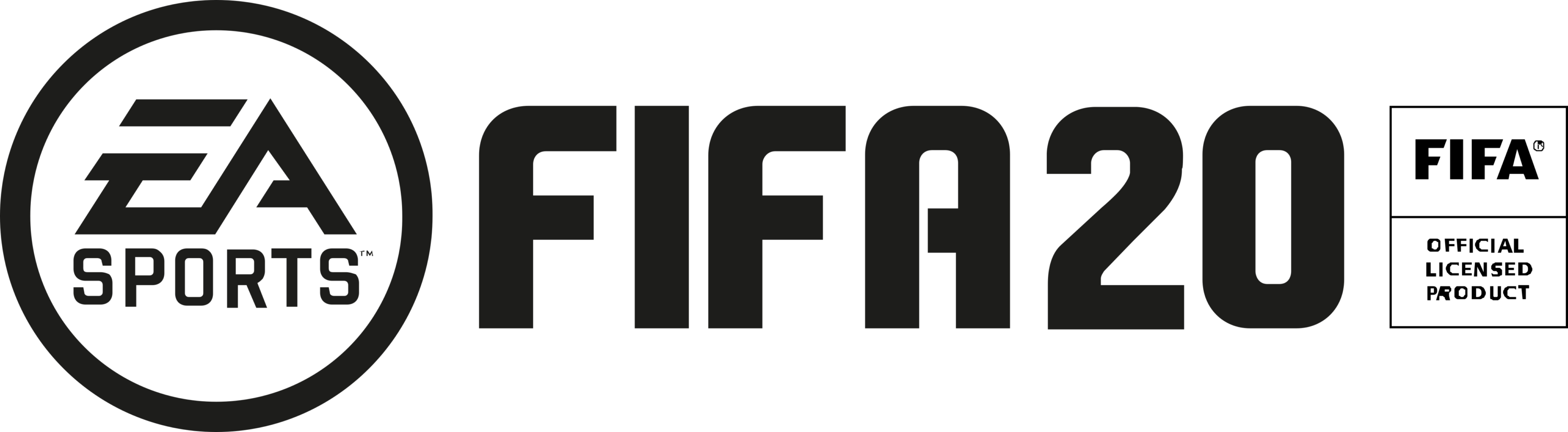 EA Sports FIFA 2020 Logo horizontally