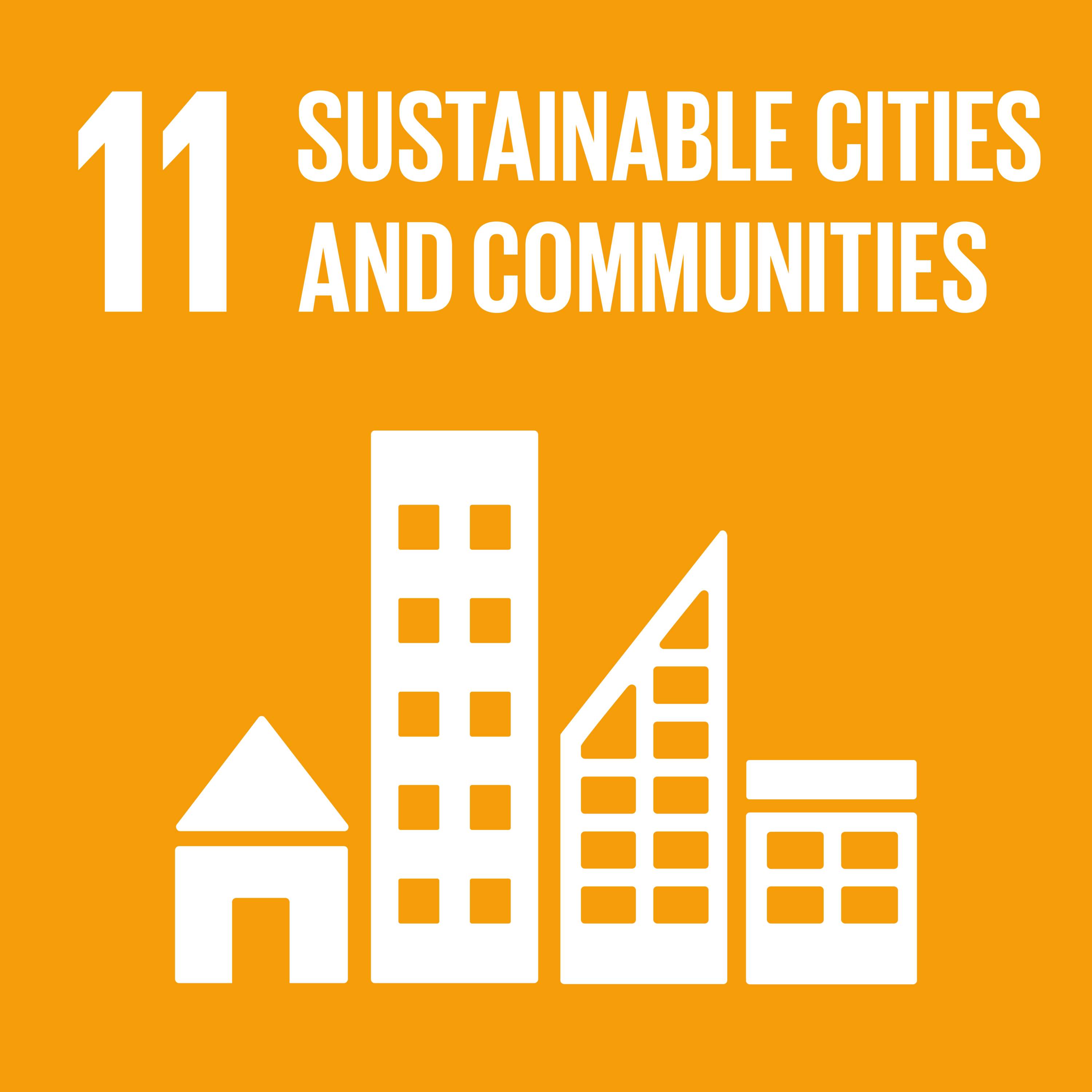The Global Goals Sustainable Cities and Communities Logo