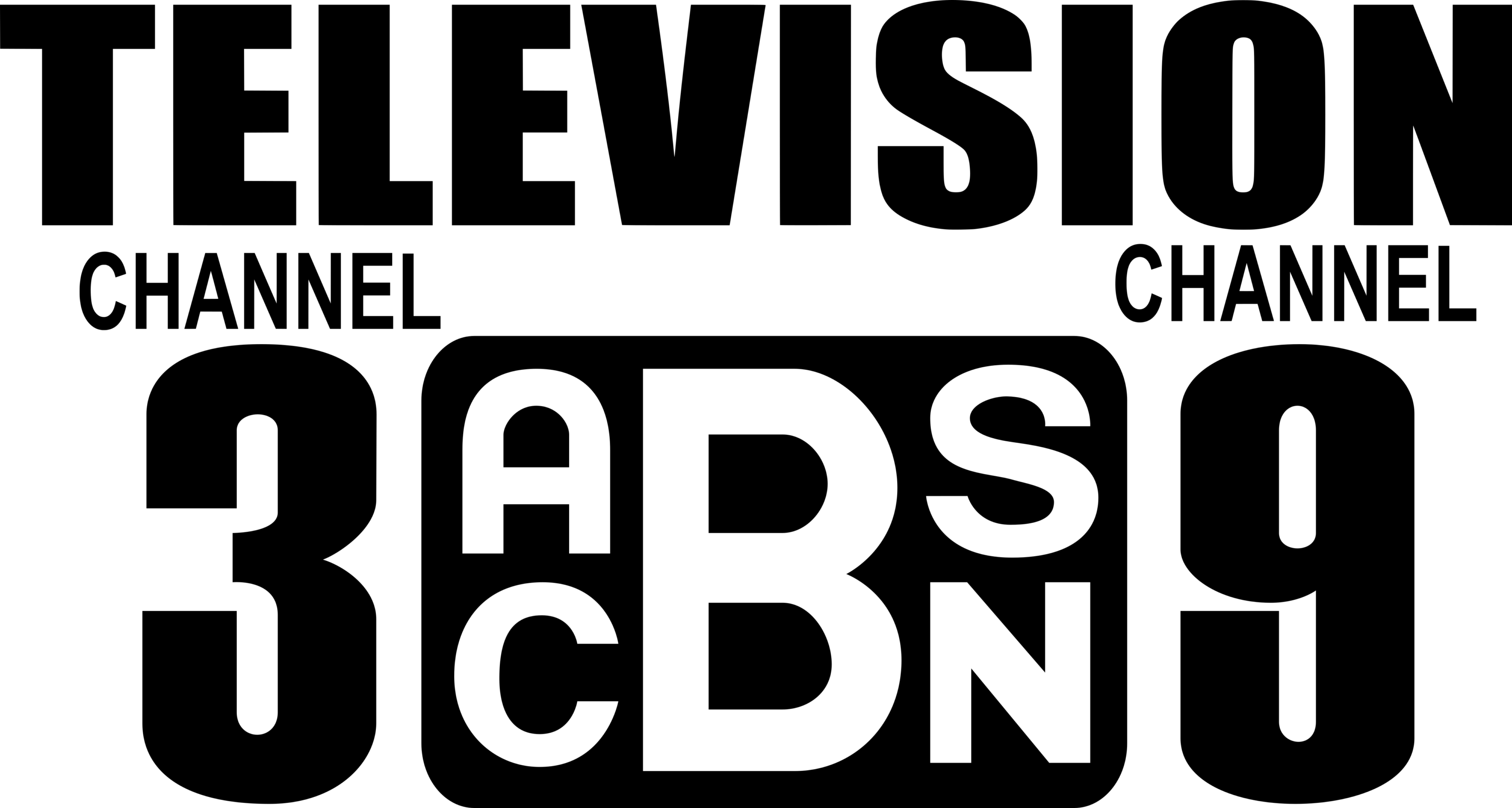 Alto Broadcasting System Chronicle Broadcasting Network (ABS CBN) Logo 1961