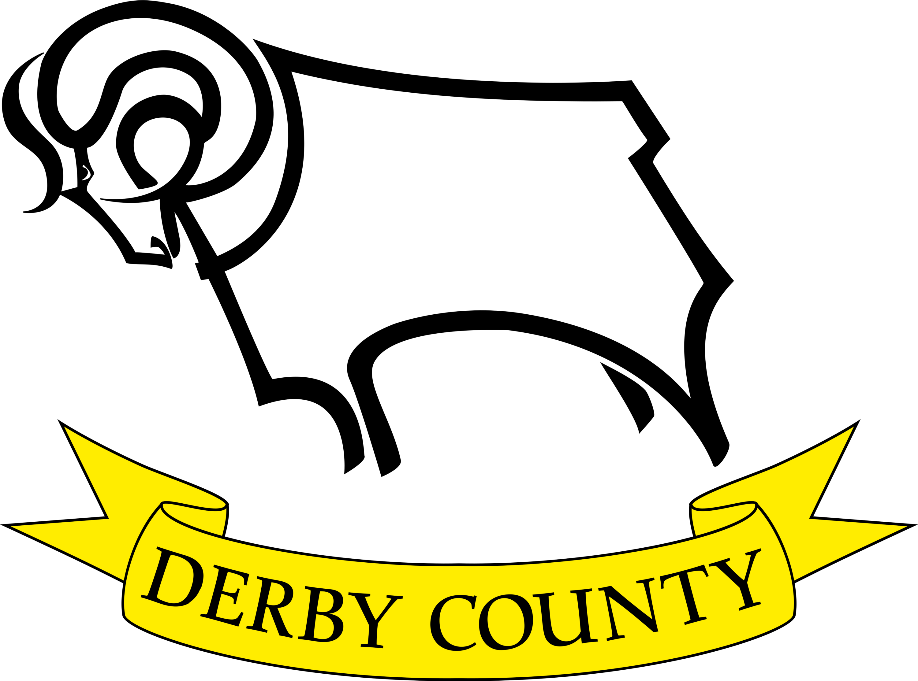 Derby County F.C. Logo 1997