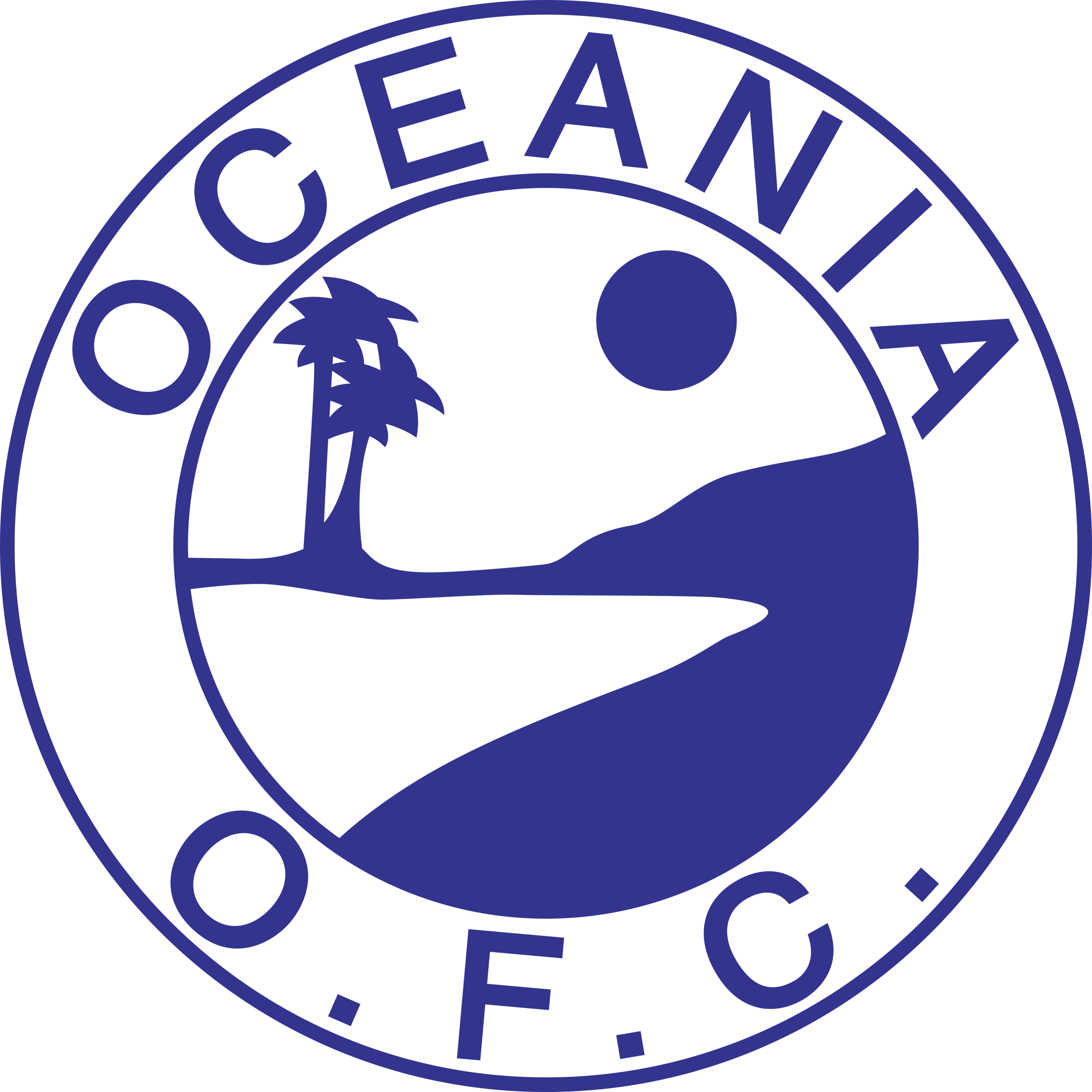 Oceania Football Confederation Logo 1969